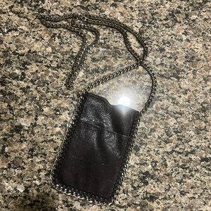 Black Chain Crossbody Bag